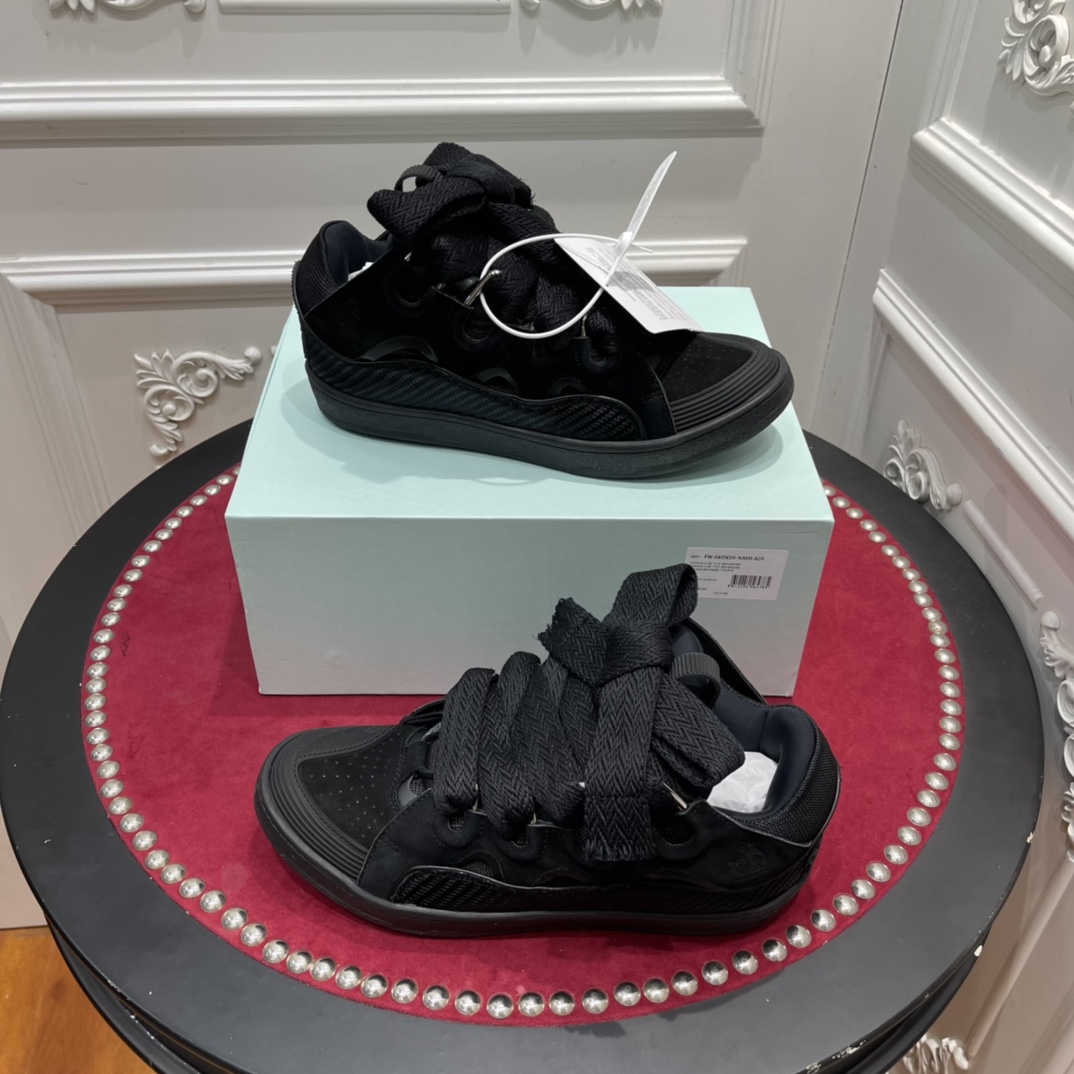 Lanvon Curb Sneaker All Black