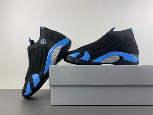 Air Jordan 14 “Black/University Blue” 487471-002